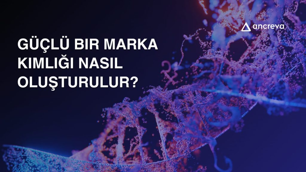 ancreva - Güçlü Bir Marka Kimliği Nasıl Oluşturulur? 1 Cover image for the guide on how to build a strong brand identity, featuring a dna concept illustration